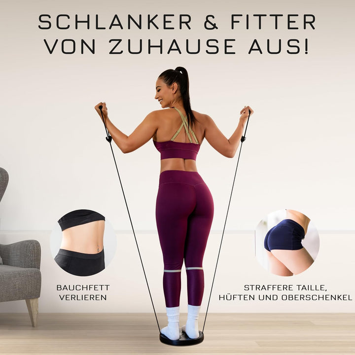 Breaking Limits Taillentwister - Twist Waist Disc Board - Drehscheibe, Balanceboard für Bauch, Beine