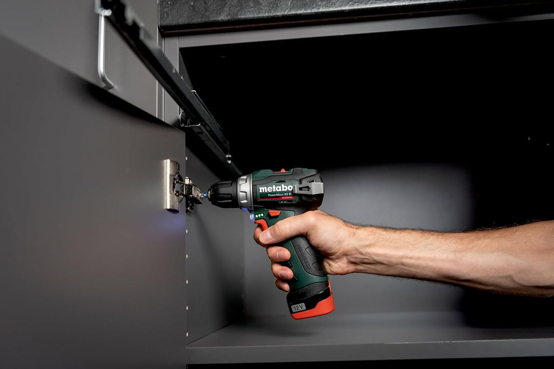 metabo Akku-Bohrschrauber PowerMaxx BS BL - 12 V, 38 Nm Drehmoment, 1500 U/min - Brushless Motor, LE