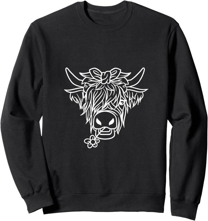 Schottisches Hochlandrind Highland Cattle Landwirt Geschenk Sweatshirt
