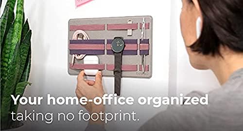 Beblau | SHIFT PRO | selbstklebender tragbarer Tech-Organizer für Laptops u. Rucksack | Büro u. Zuha