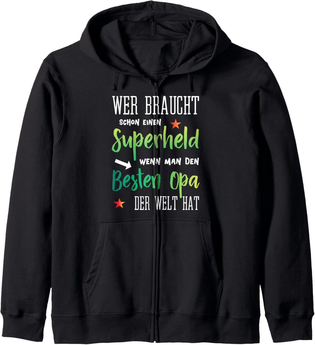 Geschenk für den besten Opa der Welt zum Geburtstag Vatertag Kapuzenjacke