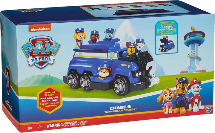 PAW PATROL Team Cruiser, Large Scale Vehicle with Exclusive Chase, Marshall, Skye, Rubble, Rocky & Z