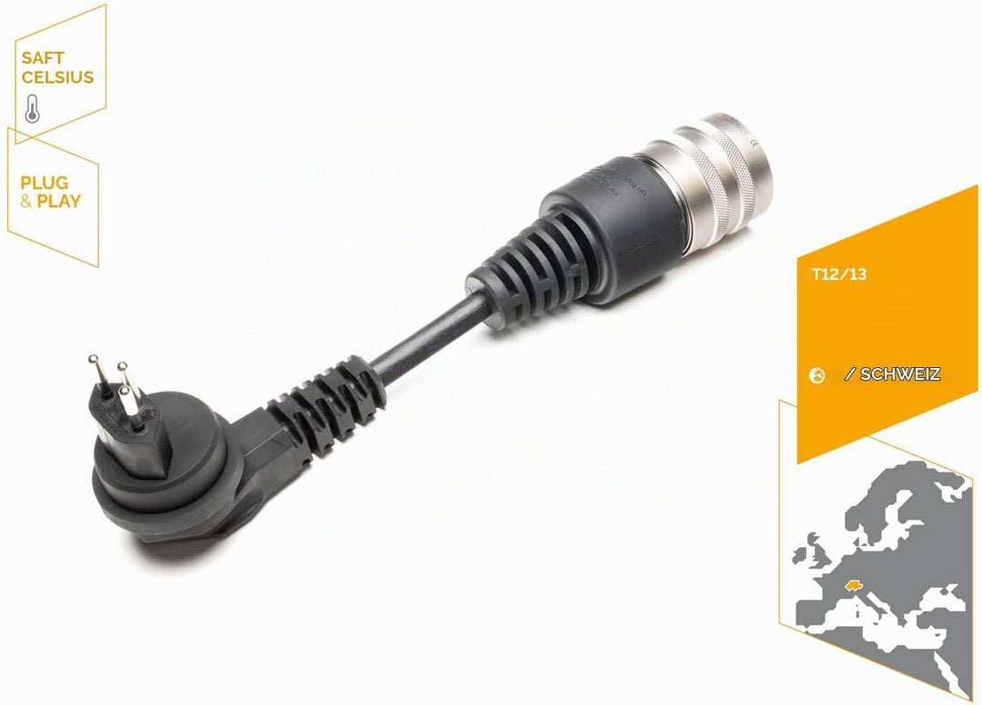 Adapter T13 (Schweiz) Haushaltsstecker bis 1.8kW | Juice Booster 2 &amp; Juice Booster 3 air T13 - Schwe