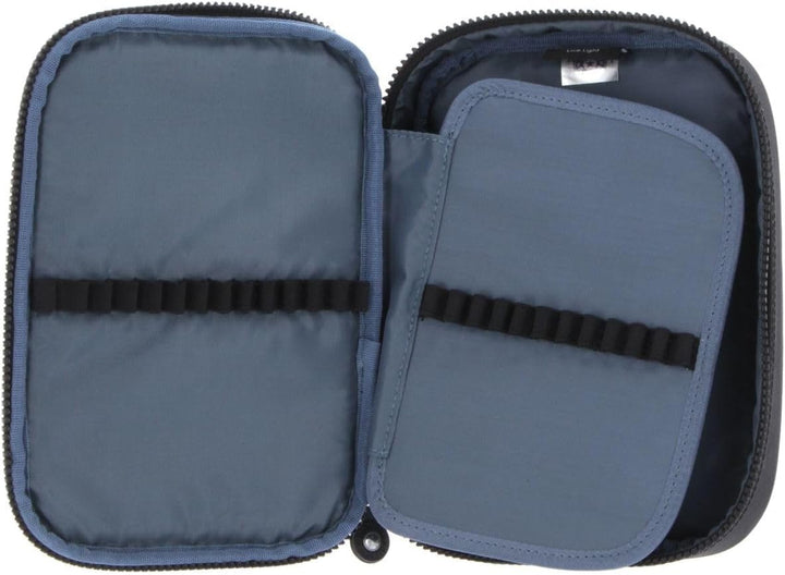 Kipling 100 PENS, Grosses Federmäppchen für bis zu 100 Stifte, 21 cm, 1.5 L, True Black, True Black