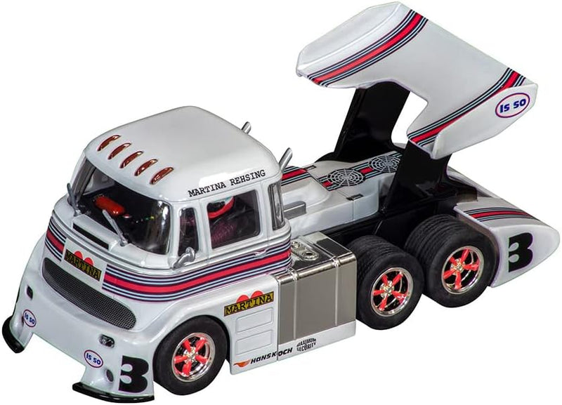 Carrera DIGITAL 132 Race Truck Cabover "Martina Rehsing Team, No.3" Auto für Autorennbahn Set für Er