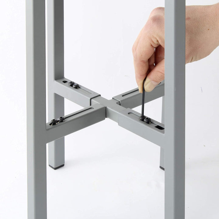 1x Natural Goods Berlin Design Pflanzenständer X-FORM aus Metall grössen-verstellbare Blumentreppe f