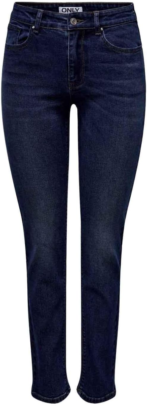 ONLY Damen Onlsui Mid Slim DNM Guabox Jeanshose XS / 32L Dark Medium Blue Denim, XS / 32L Dark Mediu