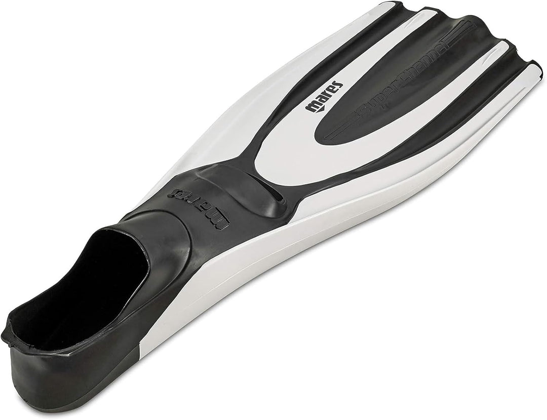 Mares Unisex – Erwachsene Avanti Superchannel Full Tauchflossen 42 weiss, 42 weiss