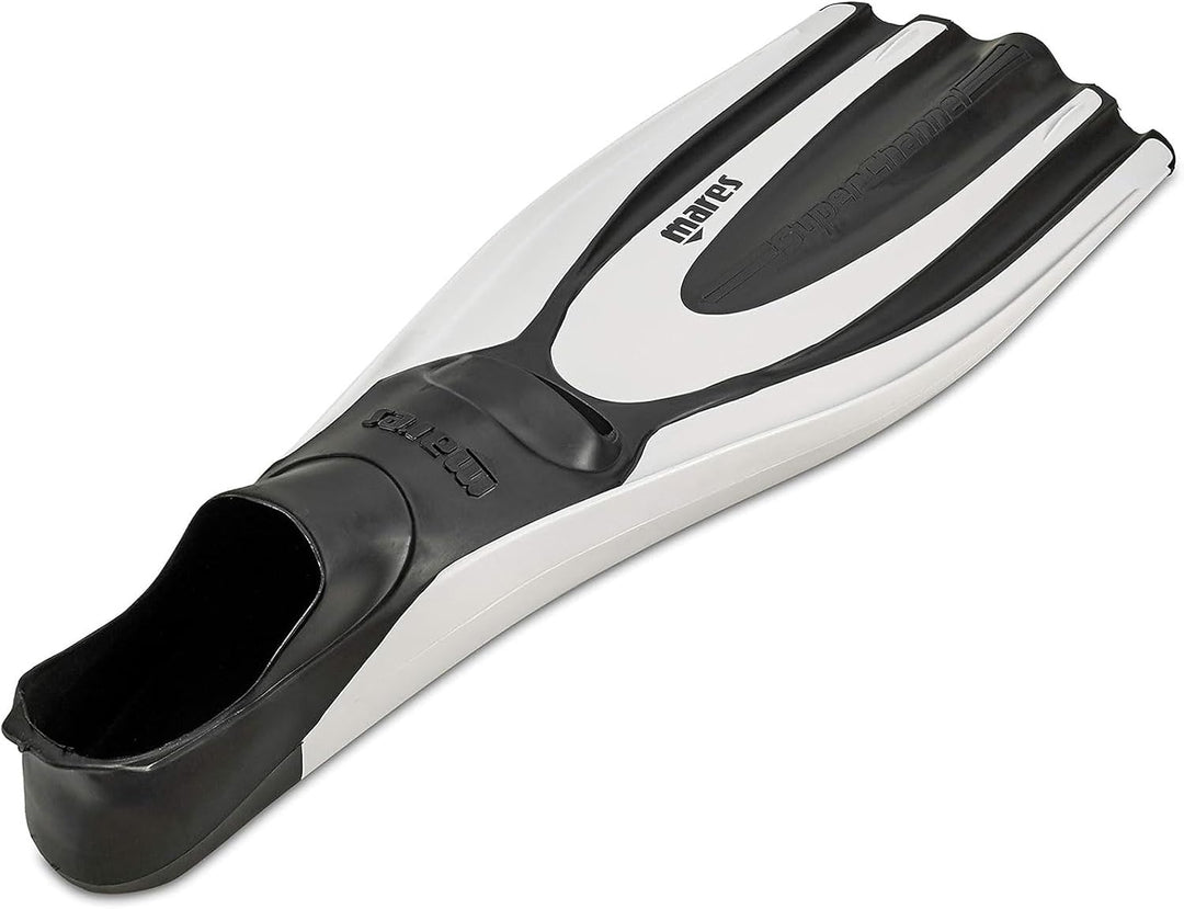 Mares Unisex – Erwachsene Avanti Superchannel Full Tauchflossen 38 weiss, 38 weiss