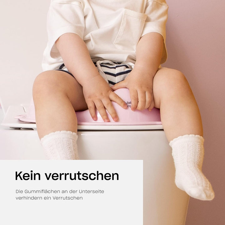 Hylat Baby Toilettensitz Kinder hilfreich beim Toilettentraining, für Mädchen und Jungen, solides Ma