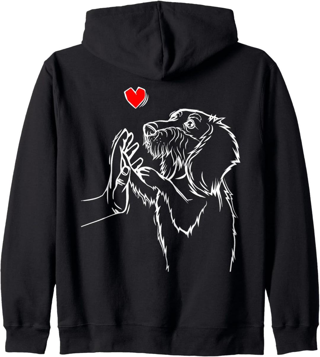 Rauhaardackel Dackel Teckel Dachshund Kapuzenjacke