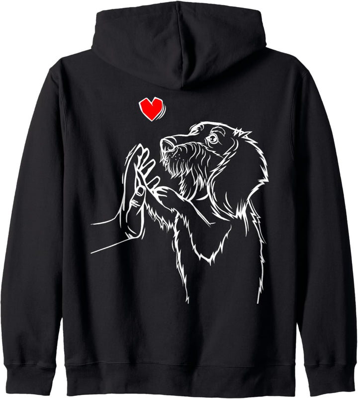 Rauhaardackel Dackel Teckel Dachshund Kapuzenjacke