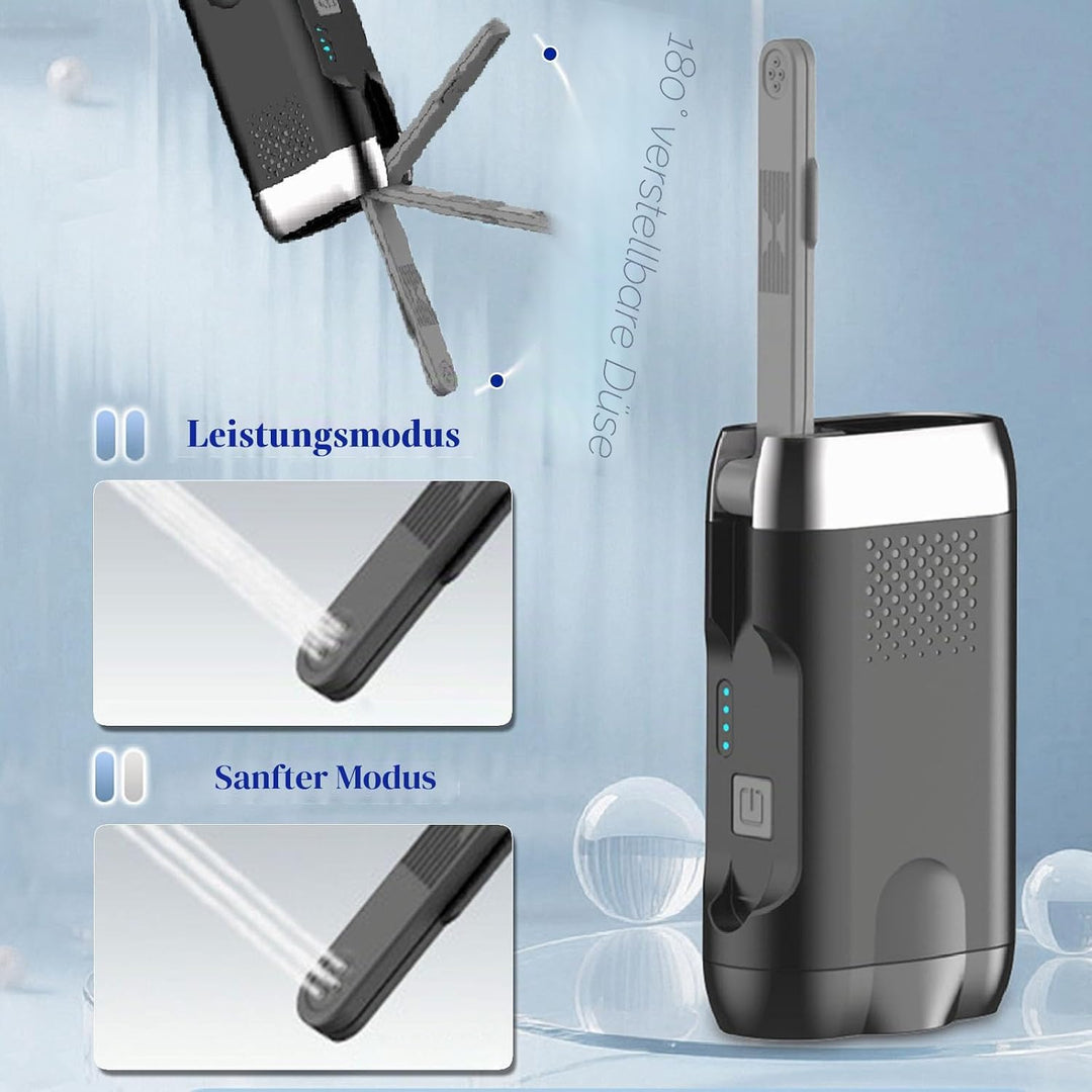 Po Dusche Elektrische 260&380ml,Travel Bidet Portable Mit Adapter,2 Druckstufen Bidet Tragbares,Peri