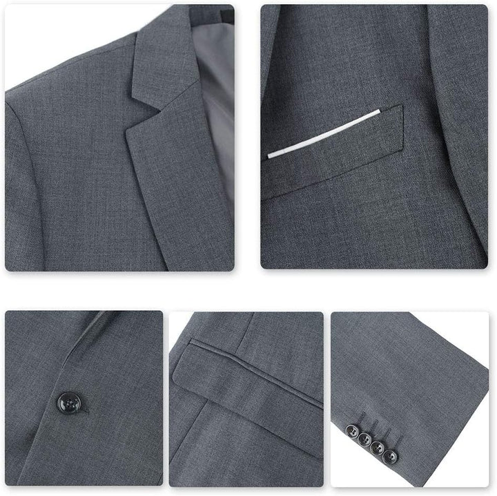 Allthemen Anzug Herren Anzug 2 Teilig Slim Fit Herrenanzug Hochzeit Anzüge Herren Modern Sakko für B