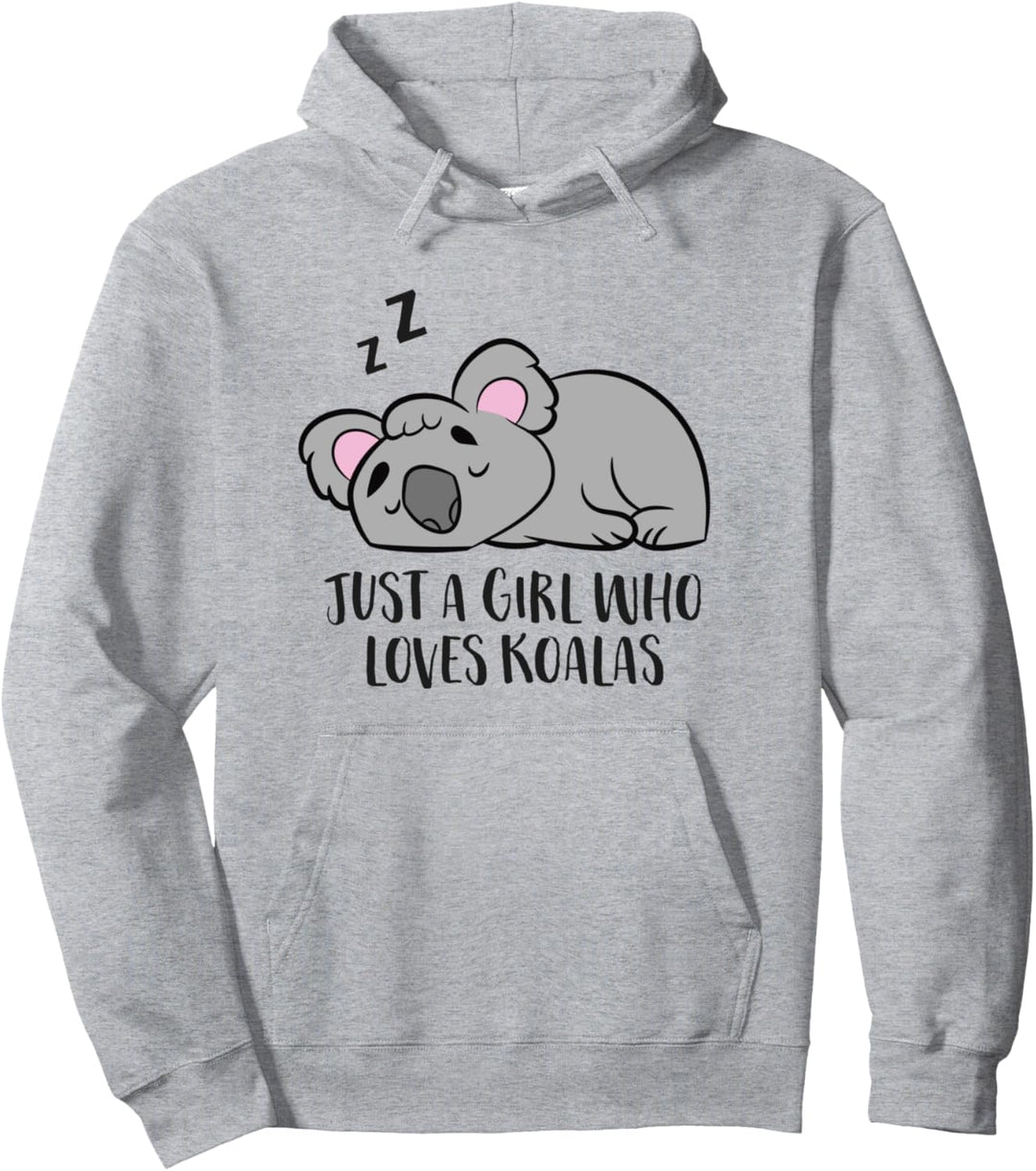 Koala Girl Just a Girl Who Loves Koalas Pullover Hoodie