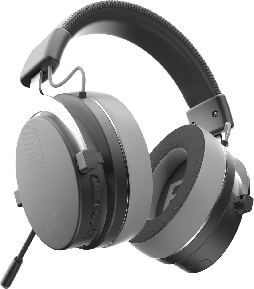 Dark Project VEXO Kabelloses Gaming-Headset | Bluetooth 5.3 und 2,4 GHz RF | Zweikammer-50-mm-Neodym