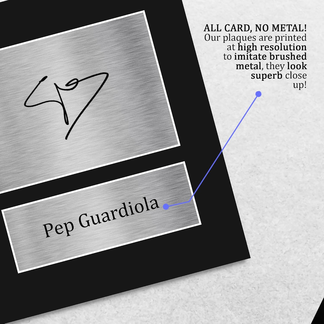 HWC Trading Pep Guardiola A4 Ungerahmt Signiert Gedruckt Autogramme Bild Druck-Fotoanzeige Geschenk