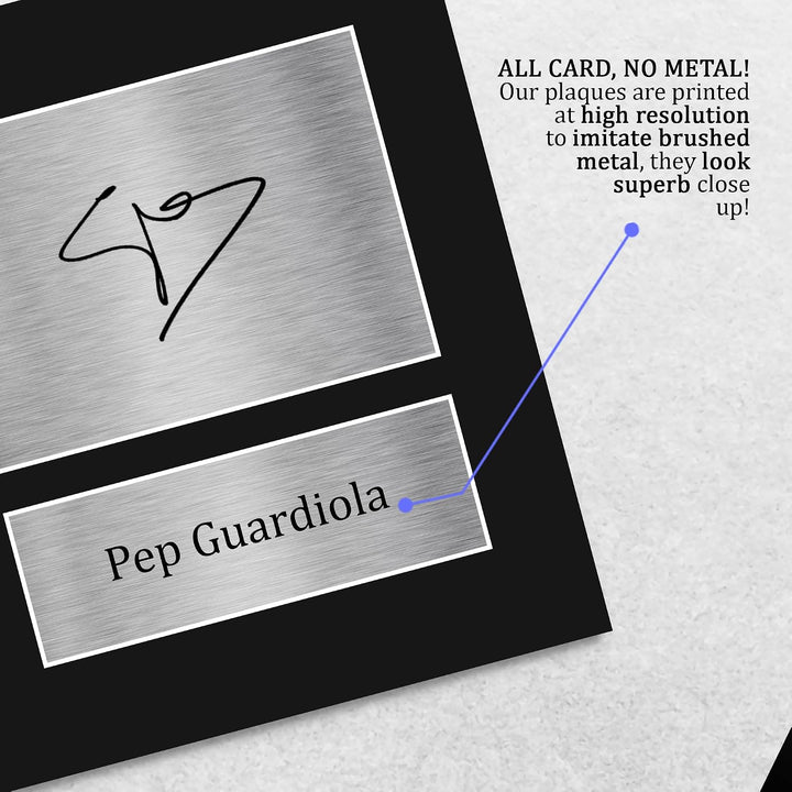 HWC Trading Pep Guardiola A4 Ungerahmt Signiert Gedruckt Autogramme Bild Druck-Fotoanzeige Geschenk