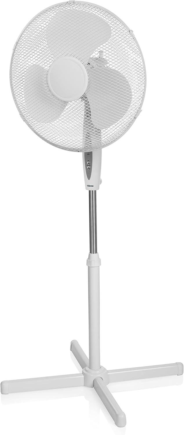 Tristar VE-5898 Standventilator – 40 cm – Fernbedienung – Timer- Weiss, VE-5898