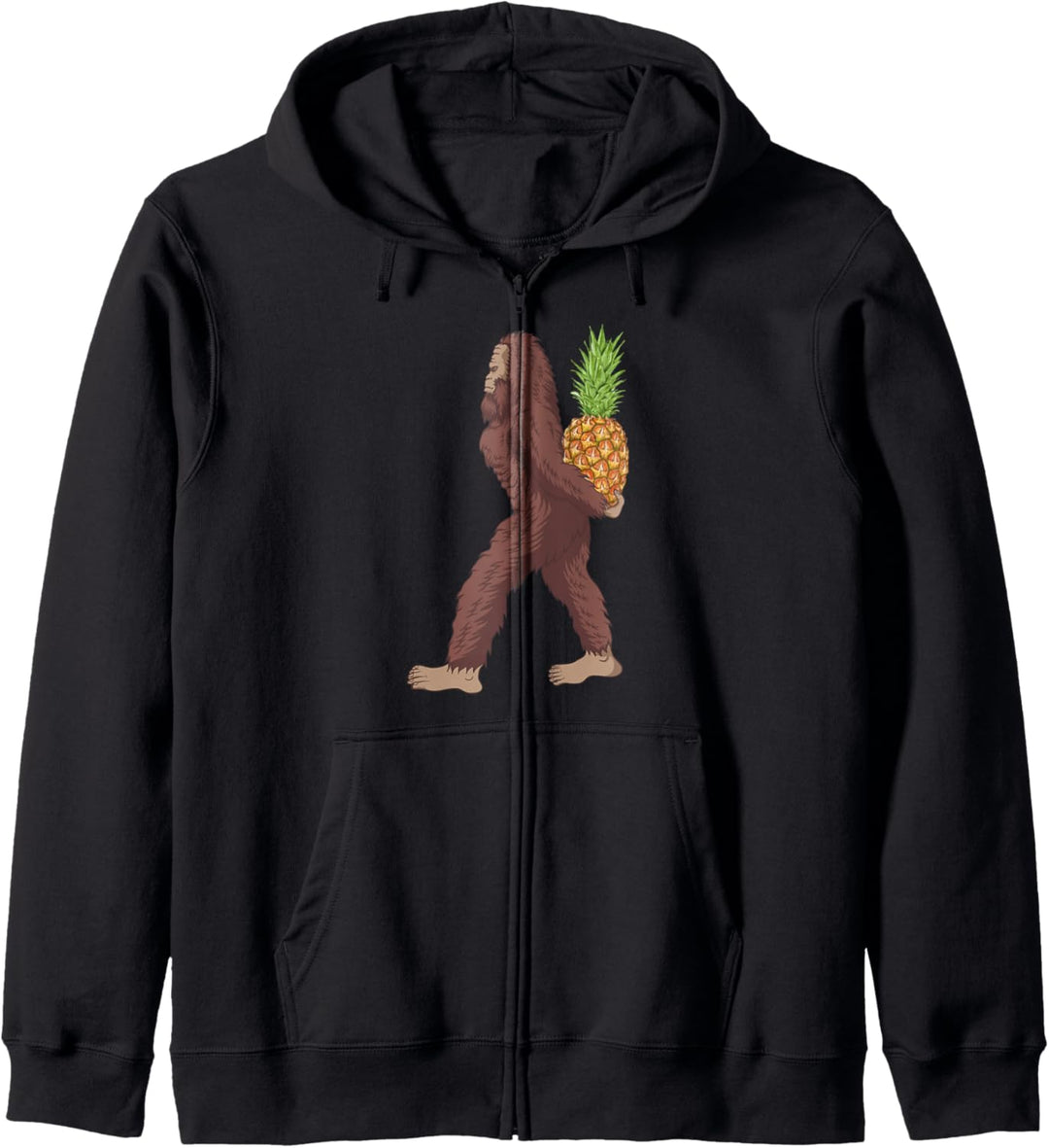 Sasquatch trägt seine Lieblingsfrucht einen Ananas Kapuzenjacke