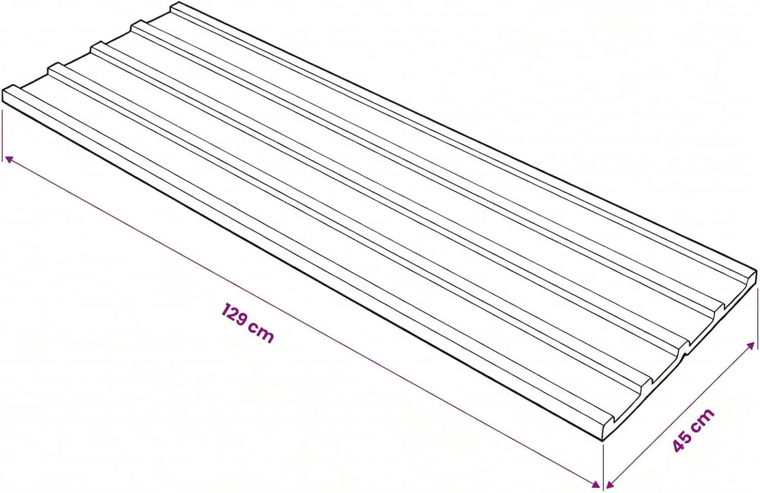 vidaXL Dachpaneel 12 pcs Anthrazit 129 x 45 cm Verzinkter Stahl, Modernes, langlebiges, rechteckiges