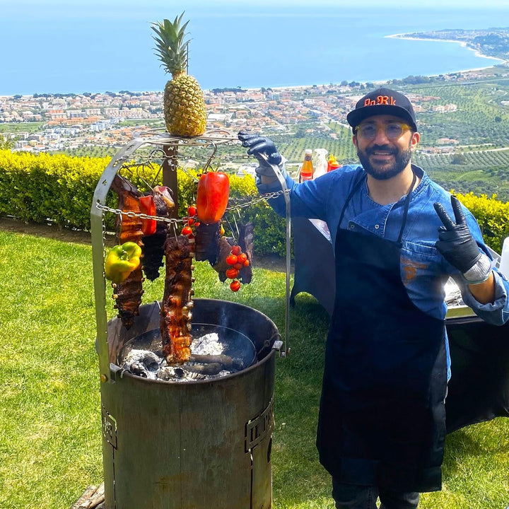 Grillrost.com Das Original Asado Dom - Der Grilltrend aus Argentinien - einstellbar für Kugelgrills,