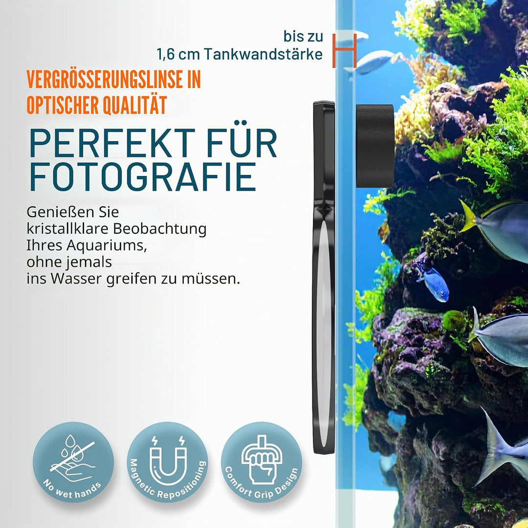 Flipper DeepSee Magnetischer Betrachter für Aquarien, 12,7 cm MAX 5", MAX 5"