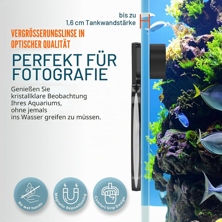 Flipper DeepSee Magnetischer Betrachter für Aquarien, 12,7 cm MAX 5", MAX 5"
