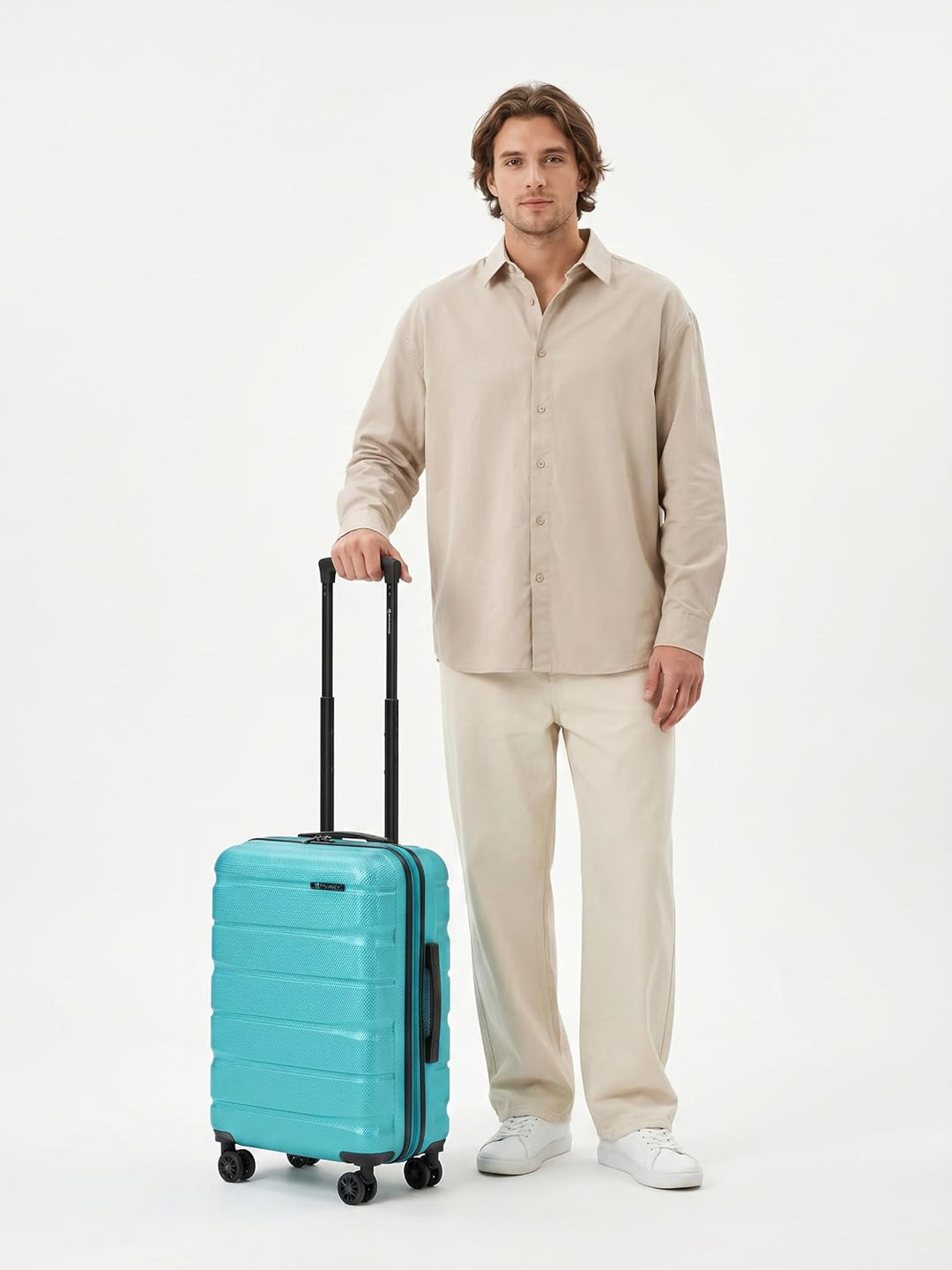Franky Munich 4.0 Handgepäck Koffer | Hartschalen Trolley mit 4 Rollen, TSA-Zahlenschloss, Arretierb