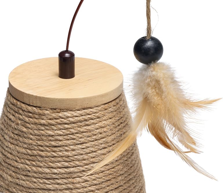 Designed by Lotte Tumble Mae, Katzenspielzeug, Holz, 15x15x18 cm