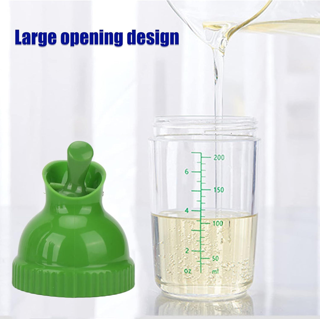 Salat-Dressing-Shaker, 200 Ml, Auslaufsicherer Glas-Dressing-Flaschenmixer, Einhändig Bedienbar, Spü