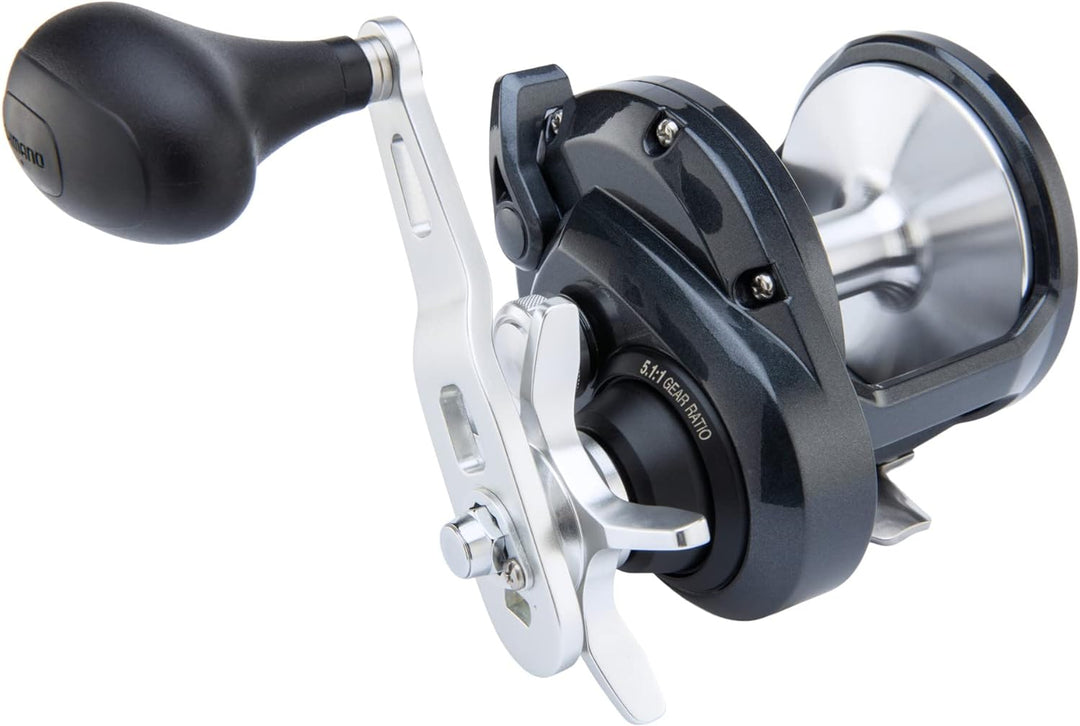 Shimano Torium TOR16HGAL, Linkshand Salzwasser Trolling Angelrolle, 16HGA