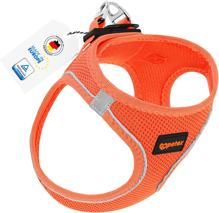 Petex Hundegeschirr für kleine & mittelgrosse Hunde - TUV Geprüft - Made in Europe - Welpengeschirr