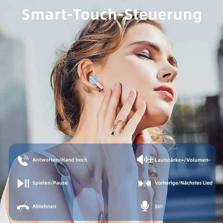 Ulfsaar Bluetooth Kopfhörer in Ear, 2023 Neue kabellose Bluetooth 5.3 HiFi Stereo Sport Ohrhörer mit