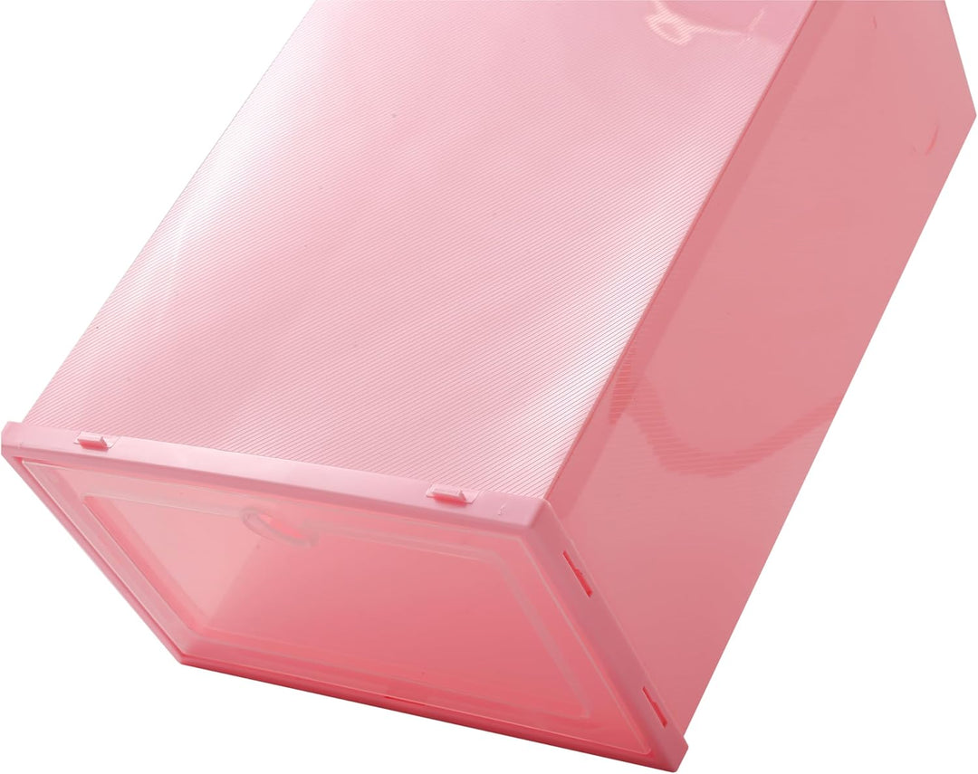 Schuhboxen - 24 Stück Schuhbox, Schuhboxen Stapelbar und Faltbar - Flip-Top-Design, Schuh Organizer