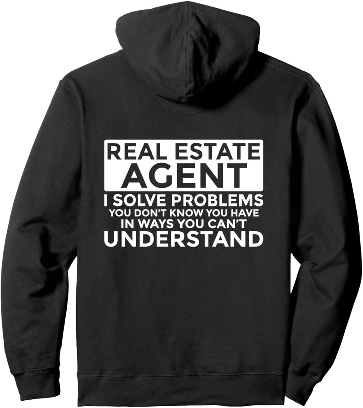 Immobilienmakler lösen Probleme Lustige Immobilien Pullover Hoodie