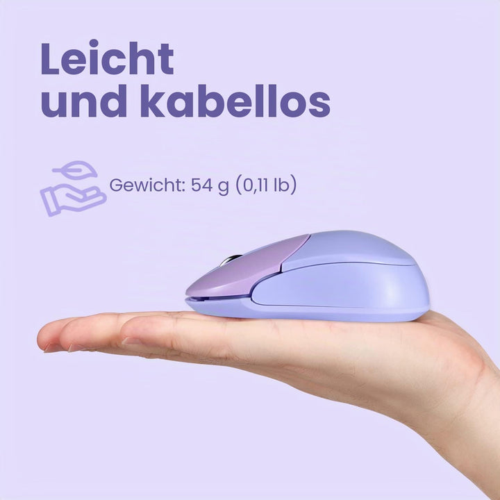 Perixx PERIMICE-802PP kabellose Bluetooth-Maus, tragbares Design, kompatibel mit Windows, iOS und An