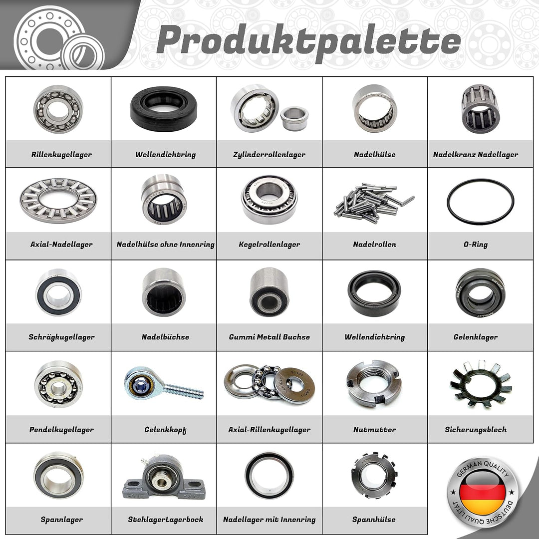 Parts and Parts Schrägkugellager 3207/5307 2RS 35x72x27mm DIN 628