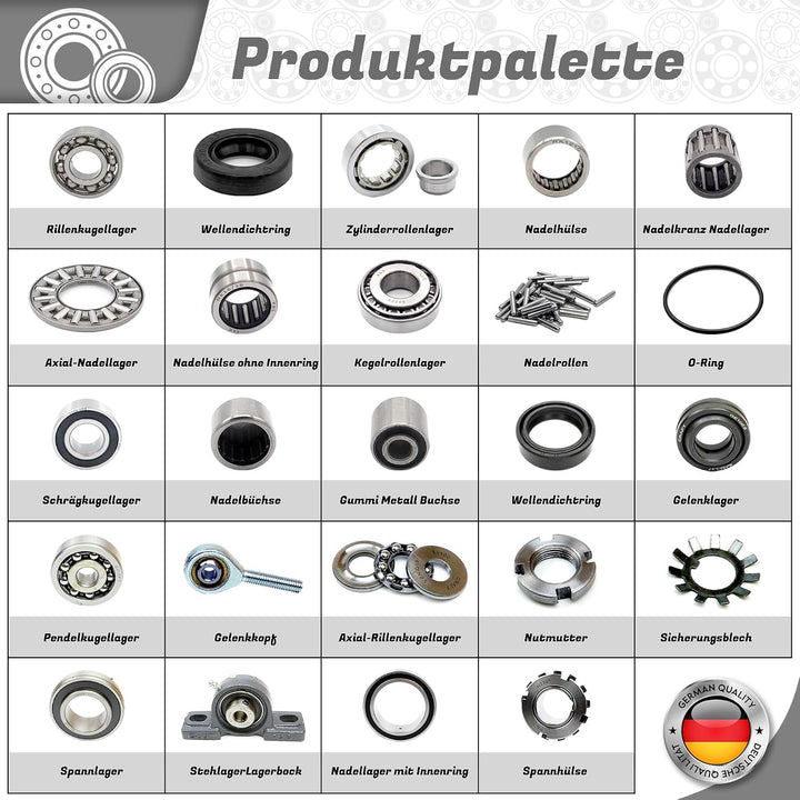Parts and Parts Schrägkugellager 3207/5307 2RS 35x72x27mm DIN 628