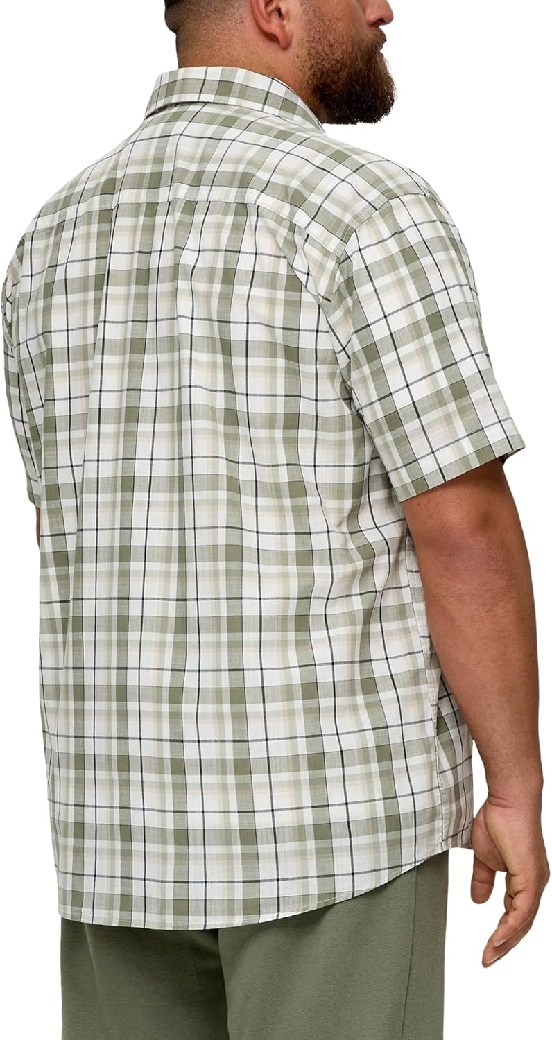 s.Oliver Herren Hemd Kurzarm 5XL Mehrfarbig|olive 78n2, 5XL Mehrfarbig|olive 78n2
