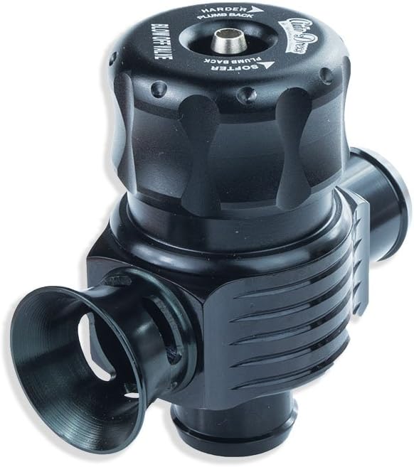 Blow Off Schubumluft-Ventil mit 25mm Anschluss - Splitter - Kolben einstellbar