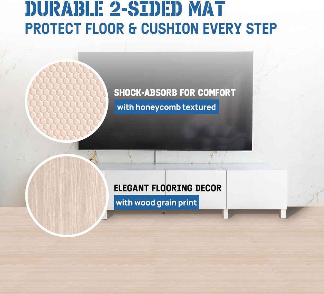 Yes4All 30x30 cm bis zu 3.3 m² Set 12/16/36 Eva Matten Schutzmatten Bodenschutz Bodenfliesen Sportma