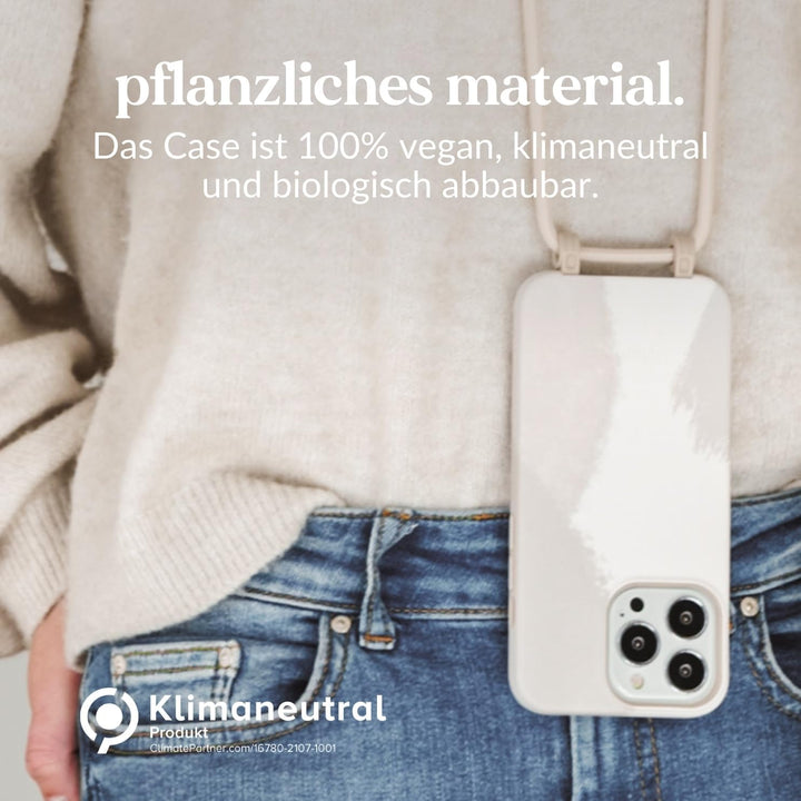 Woodcessories - Change Case, Nachhaltige Handykette abnehmbar kompatibel mit iPhone 16 Pro Hülle mit