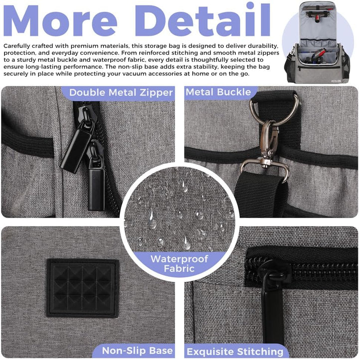 Vakuum-Aufbewahrungstasche für Auto und Boot, kompatibel mit Dyson V7 – V15 – Organizer-Tasche für k