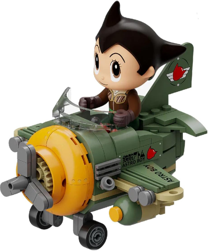 PAN Tasy Pantasy Astro Boy Konstruktionsflugzeug, Sammelspielzeug, 12,8 x 12,8 x 12,8 cm, Grün und G