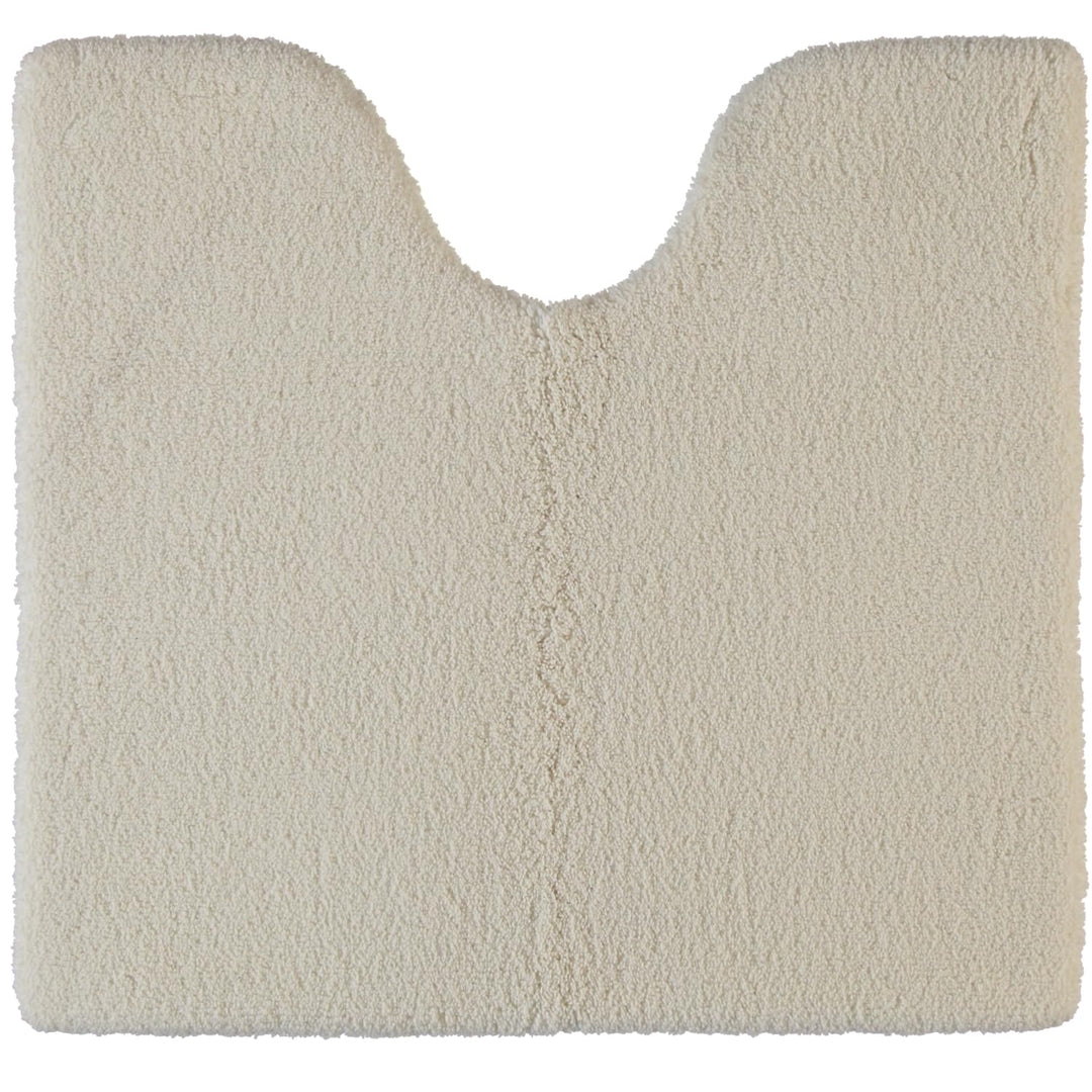 Rhomtuft Badteppiche Square Natur-Jasmin - 20 Toilettenvorlage mit Ausschnitt 55x60 cm, Toilettenvor
