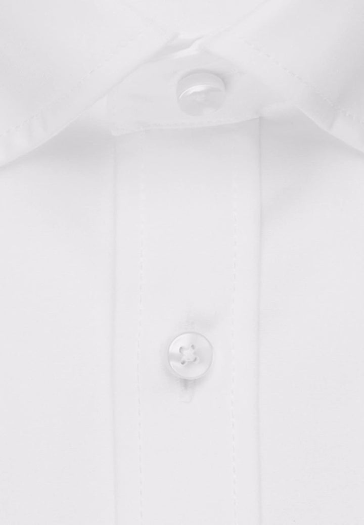 Seidensticker Herren Regular Bügelfrei Button-down Langarm Businesshemd 46 Weiss (White 000), 46 Wei