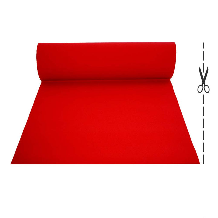Agripro Läufer/Teppich, rot, 1 x 5 m, für Weihnachten, Kirche, Hochzeit, Geschäft