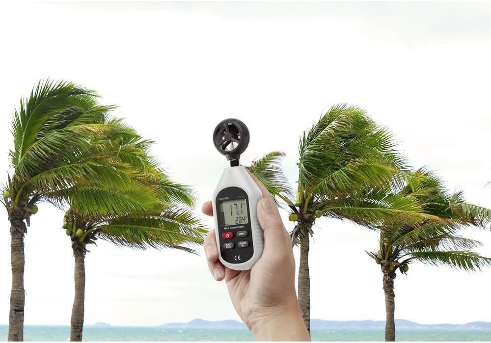 VOLTCRAFT AN-10 Anemometer 0.3 bis 30 m/s Magnet-Flügelrad