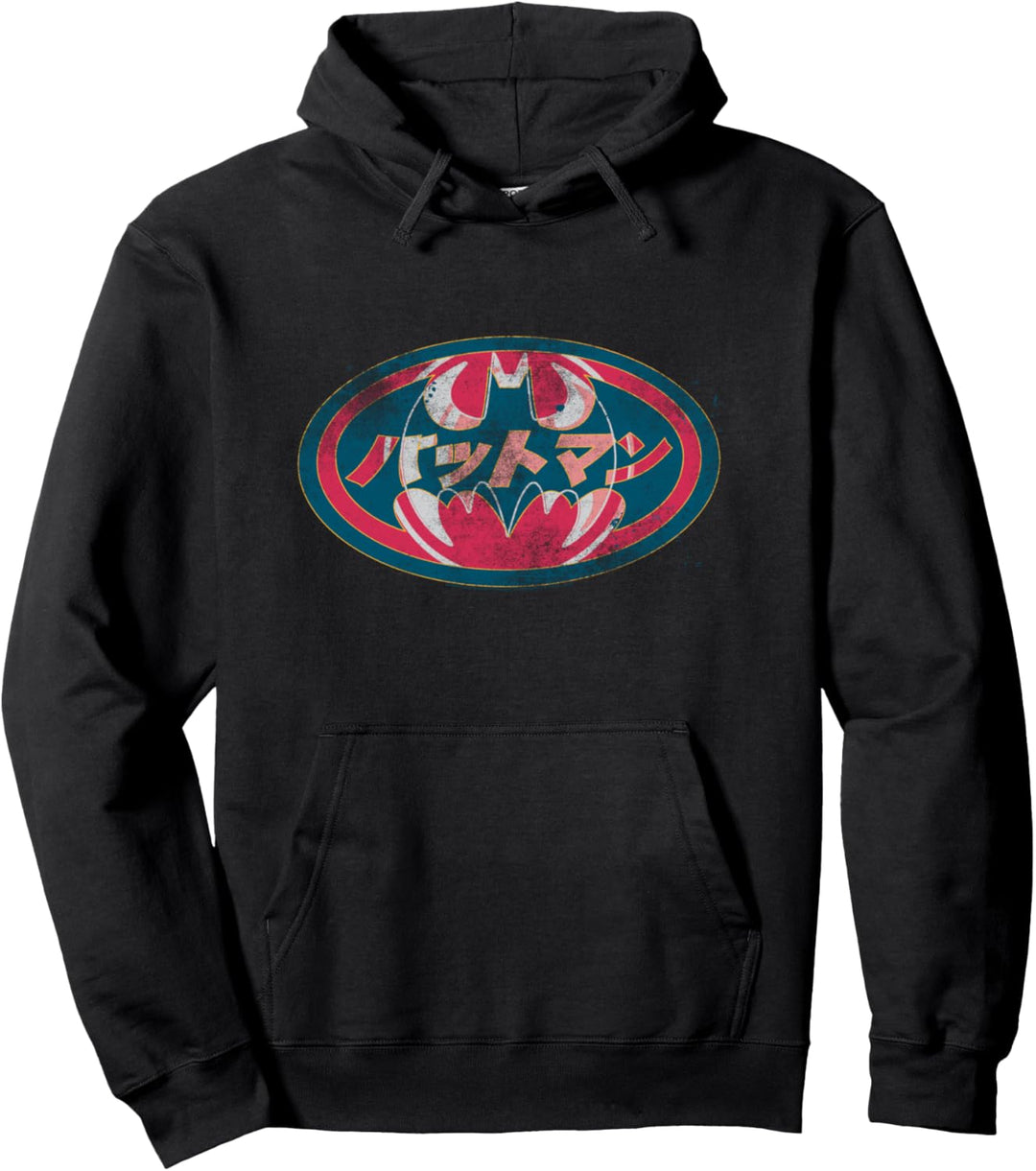 Batman Japanese Logo Pullover Hoodie